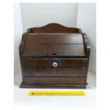 Wooden Bread Box, needs cleaning; approx. 15 1/2