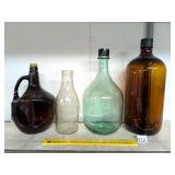 Group lot of large bottles     Located in