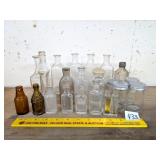 Group lot of miniature bottles     Located in