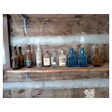 Group lot of vintage bottles     Located in Cabin