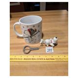 Peanuts Snoopy Mug & Wind up toy (does work) & a