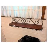 Wood & Metal Shelf