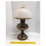 Vintage Rayo Brass Oil Lamp converted to