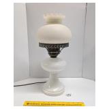 Vintage Milk Glass Table Lamp