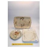 (3) Vintage Ceramic Platters