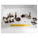 Group lot of vintage salvaged furniture hardware