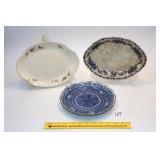 (2) Small Vintage Oval Platters, an Alfred Meakin