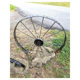 Antique Farm Implement Wheel