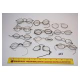 Group lot of vintage eye glasses
