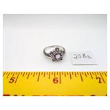 Ring w/ Silver Band marked 925, size 7.25
