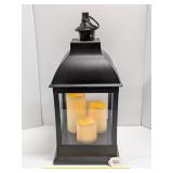 Large Decorative battery powered candle lantern,