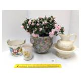 Group of ceramic home decor