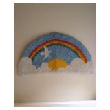 Latchhook wall hanging