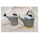 (2) Vintage Watering Cans