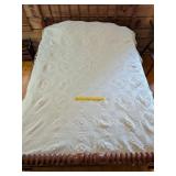 Vintage Knit Twin Bedspread
