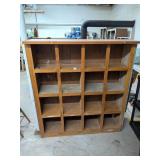 Wooden Shelf, approx. 51 in W x 12 in D x 55 in T