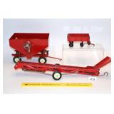 (3) Toy Tractor farm implements including a