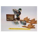 Group lot of duck decor