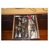 Kitchen Drawer Clean Out, mostly flatware