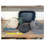 Group lot of graniteware