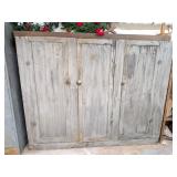 Large Wooden Storage Cabinet