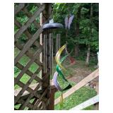 Wind Chimes & Spinner     Located Back Deck