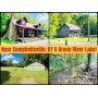 Custom Log Home in Campbellsville, KY, Near Green River Lake
