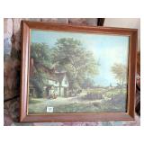 Framed Decor Print; measures approx. 22 1/2 in x
