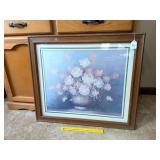 Framed Decor Print; measures approx. 29 1/2 in x