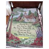 Amazing Grace Throw Blanket, has a few pulled