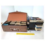 Group lot of Vintage Eight tracks w/ storage case