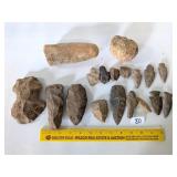 Group lot of Native American Artifacts