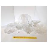 Group lot of clear glassware, some may be