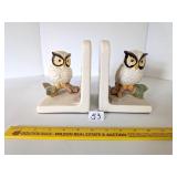 Pair of Vintage Owl Bookends; one owl needs to be
