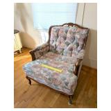 Vintage Arm Chair; shows wear; matches Lot 19
