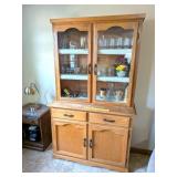 China Cabinet; measures approx. 43 1/2 in W x 17