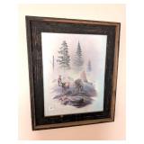 Framed Ken Holland Limited Edition Print, 'Cattle