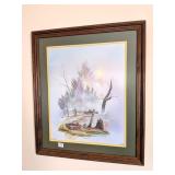 Framed Ken Holland Limited Edition Print, 'My Cup