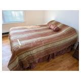 Full Size Metal Bed Frame; bedding is included;