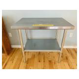 Stainless Steel Kitchen Prep Table - Measures