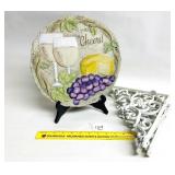 Decorative Items includes Wine & Cheese Plaque