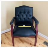Upholstered Arm Chair - Measures Approx. 24 1/2W