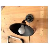 (2) Barn Style Wall Lights - Electric Plug In -