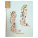 (2) Decorative Wall Hangings - Measures Approx.
