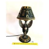 Electric Egyptian Lamp with Shade - possibly the