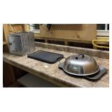 Group of Assorted Cookware includes Metal Tray,
