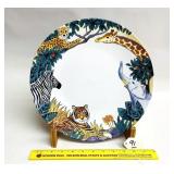 Decorative Plate and Wooden Stand - the Plate is