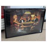 Framed - Four of a Kind- Print - Measures Approx.