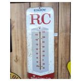 Large Vintage Royal Crown RC Cola Thermometer
