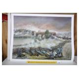 Fred Thrasher Print - The Battle at Keller